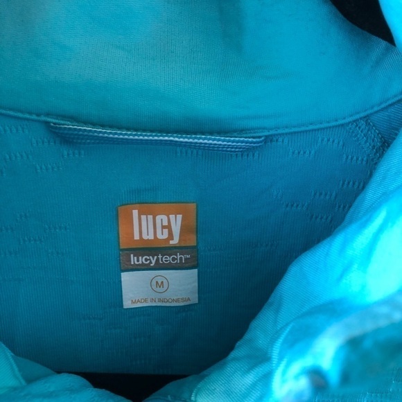 Lucy Blue Aqua Tech Sweater M - Picture 5 of 11